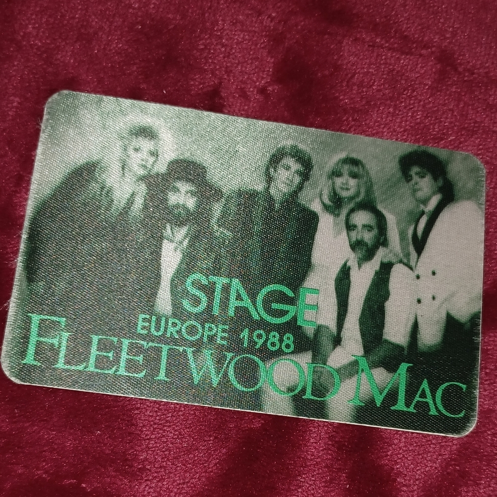 Fleetwood Mac Back Stage Pass